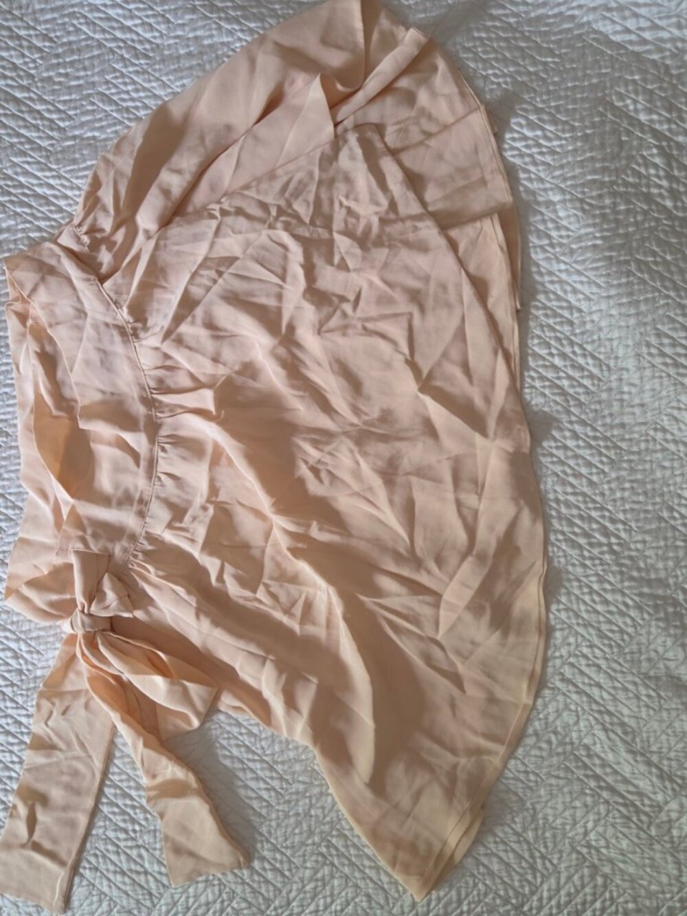 Elise Bergman Blush Wrap Skater Skirt Adjustable One Size